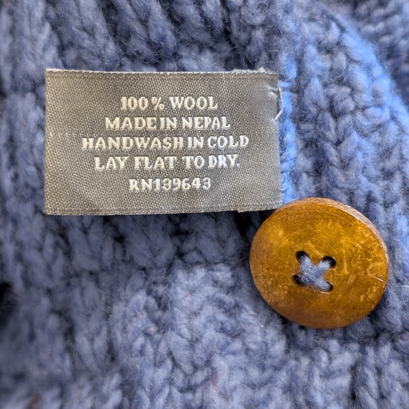 Sundance French Knot Handmade Women's Wool Cardigan - Picture 6 of 7